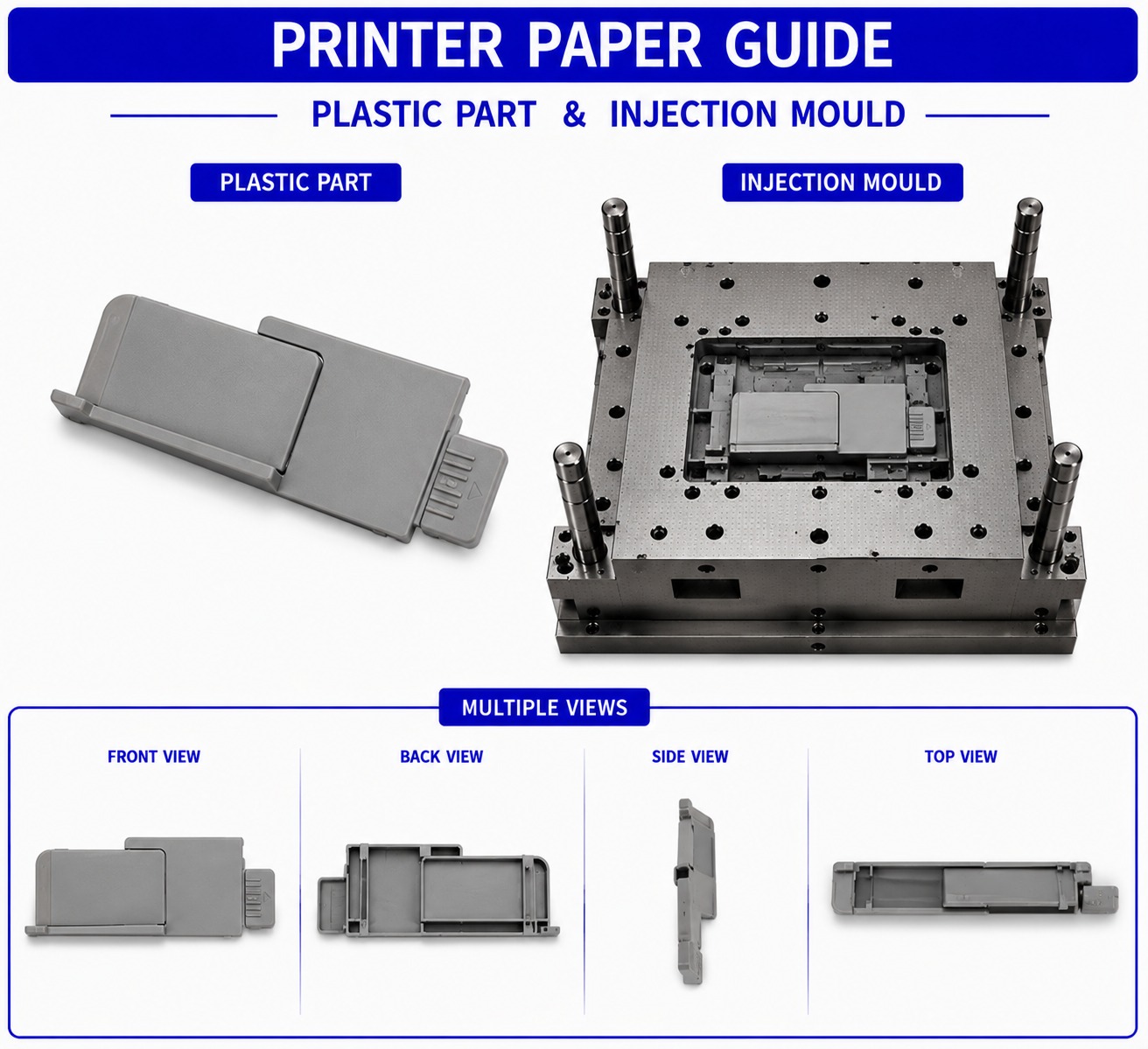 Printer Plastic Paper Guide